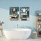 Stupell Industries Modern Bathroom with House Plants 2pc Canvas Set, design by JJ Design House LLC